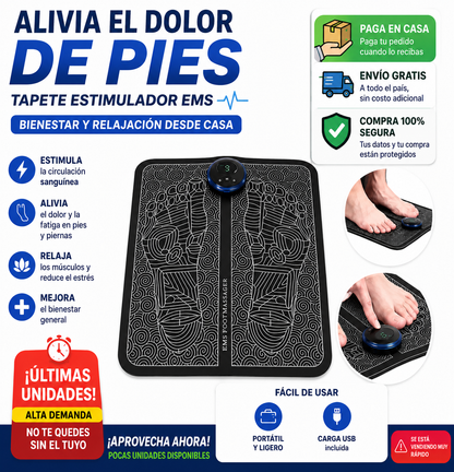 TAPETE ELECTRO-ESTIMULADOR