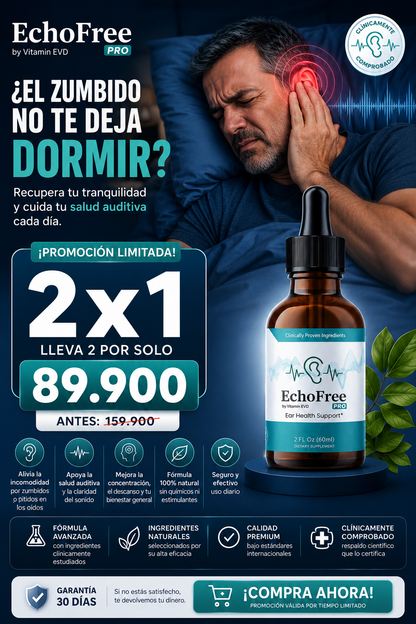 ECHO FREE- ALIVIA EL ZUMBIDO