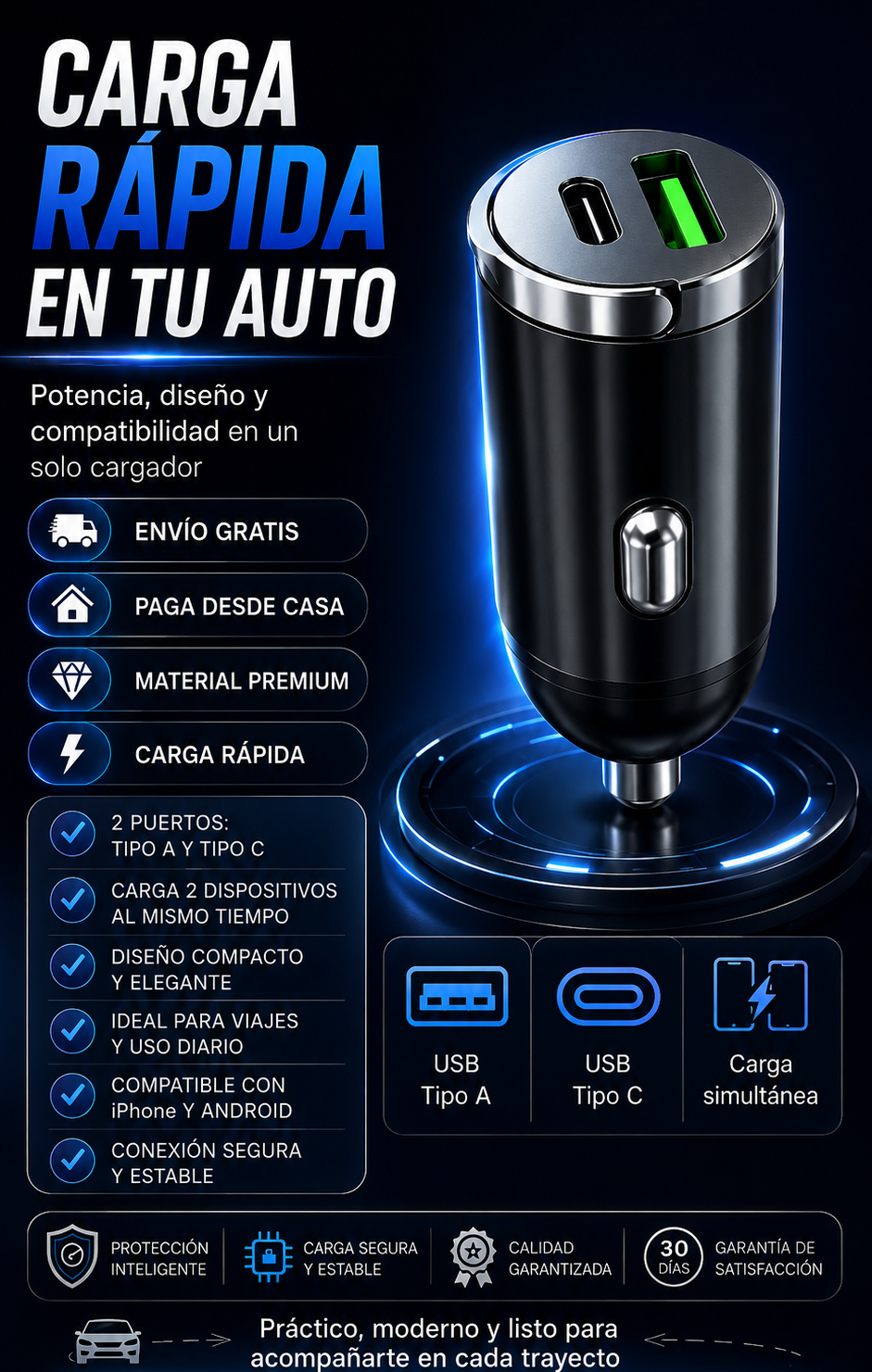 AutoVolt Elite CARGA RAPIDA