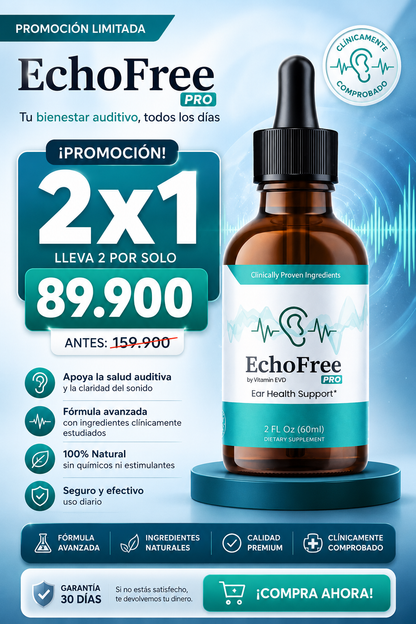 ECHO FREE- ALIVIA EL ZUMBIDO